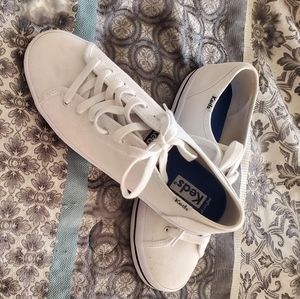 Keds white canvas shoes